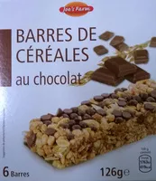 Mängden socker i Barres de céréales au chocolat