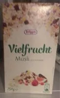 Mängden socker i Vielfrucht musli
