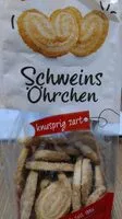 Mängden socker i Schweinsöhrrchen