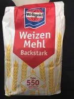 Mängden socker i Mehl (Weizen)Typ 550