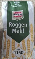 Mängden socker i Roggenmehl Type 1150