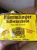 Mängden socker i Hümmlinger Schwarzbrot