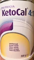 Mängden socker i KetoCal 4:1 Vanille