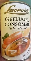 Mängden socker i consommé à la volaille