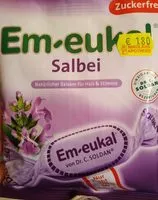 Mängden socker i Em-eukal Salbei Zuckerfrei