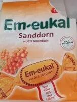 Mängden socker i Sanddorn Hustenbonbons