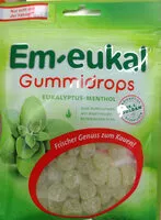 Mängden socker i Em-eukal Gummidrops Eukalyptus-menthol