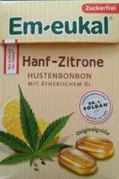 Mängden socker i Hanf-Zitrone Hustenbonbon mit ätherischem Öl