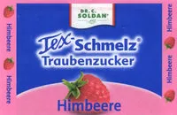 Mängden socker i Tex-Schmelz Traubenzucker Himbeere