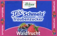 Mängden socker i Tex-Schmelz Traubenzucker Waldfrucht