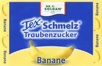 Mängden socker i Tex-Schmelz Traubenzucker Banane
