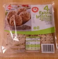 Mängden socker i Mehrkorn Kaiser brötchen