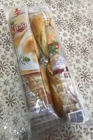 Mängden socker i Baguette-Brötchen