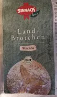 Mängden socker i Landbrötchen Weizen bio