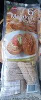 Mängden socker i 6 Mehrkorn Brötchen zum Fertigbacken