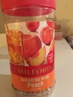 Mängden socker i Instant tea drink peach