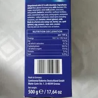 Mängden socker i Chocolate Lebkuchen