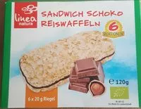 Mängden socker i Sandwich schoko reiswaffeln