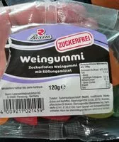 Mängden socker i Weingummi