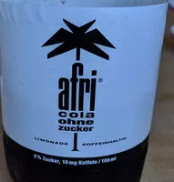 Mängden socker i Cola - Afri Cola ohne Zucker