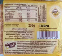 Mängden socker i Vollkorntoast