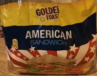 Mängden socker i Golden Toast American Sandwich halb