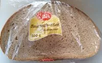 Mängden socker i Bauernschnitte Weizenmischbrot