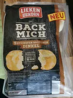 Mängden socker i Backmich 5 Steinofen Dinkelbrötchen