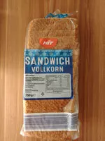 Mängden socker i Sandwich vollkorn