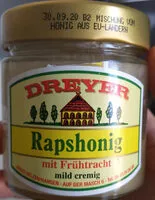 Mängden socker i Rapshonig