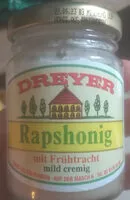 Mängden socker i Dreyer Rapshonig