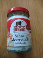 Mängden socker i Block-House Sahnemeerrettich