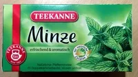 Mängden socker i Minze Pfefferminztee
