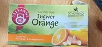 Mängden socker i Teekanne Grüner Tee Orange Und Ingwer 20 Beutel à 1,75 G