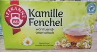 Mängden socker i Kamille Fenchel