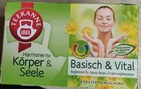 Mängden socker i Tee"Basisch & Vital"