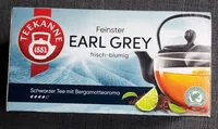 Mängden socker i Feinster Earl Grey frisch-blumig