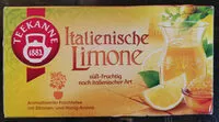 Mängden socker i Tee Italienische Limone