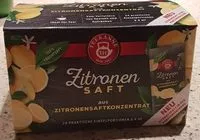 Mängden socker i Jus de citron