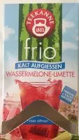 Mängden socker i Teekanne frio Wassermelone-Limette