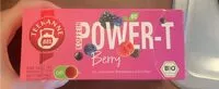Mängden socker i Koffein Power-T Berry