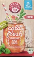 Mängden socker i Cold & fresh Grapefruit, Minze, Ingwer