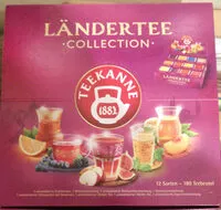 Mängden socker i Ländertee Collection
