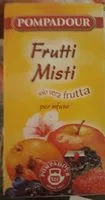 Mängden socker i Thé Frutti Misti