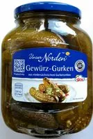 Mängden socker i Gewürz-Gurken