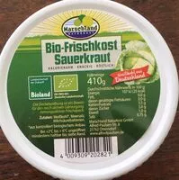 Mängden socker i Bio-Frischkost Sauerkraut