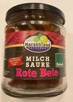 Mängden socker i Milchsaure Rote Bete