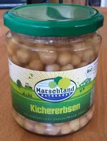 Mängden socker i Bio Kichererbsen