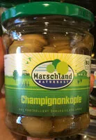 Mängden socker i Champignonköpfe