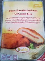 Mängden socker i Puten-Formfleischschnitte Art Cordon Bleu